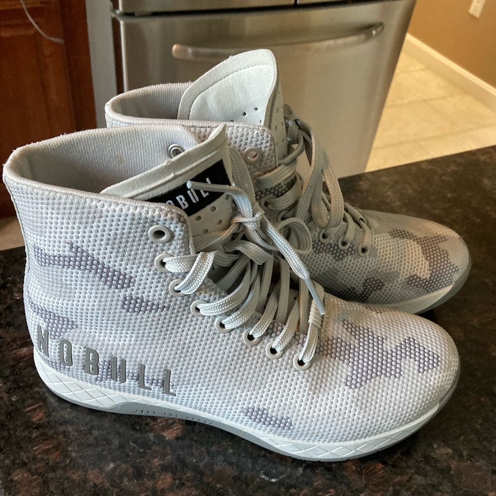 No Bull Project High Top Arctic Camo Trainer